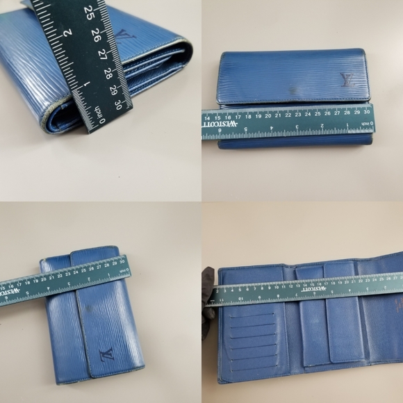 LOUIS VUITTON Vintage Trifold Epi leather bifold Wallet/France - Picture 5 of 16